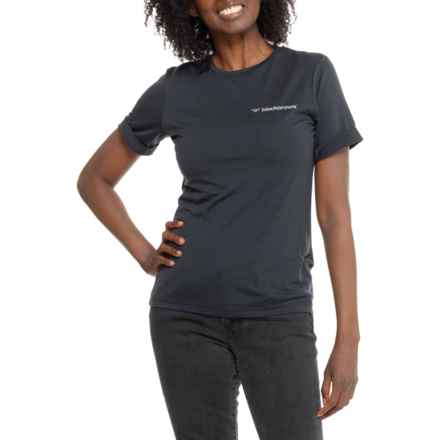 black crows Merino Wool T-Shirt - Short Sleeve in Black