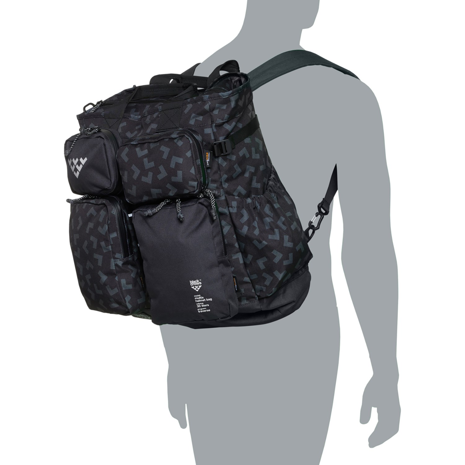 Black Crowsブラッククロウズ　日本未発売レア　バックパック　BC black crows Multis Helmet Backpack - Black - Save 50%