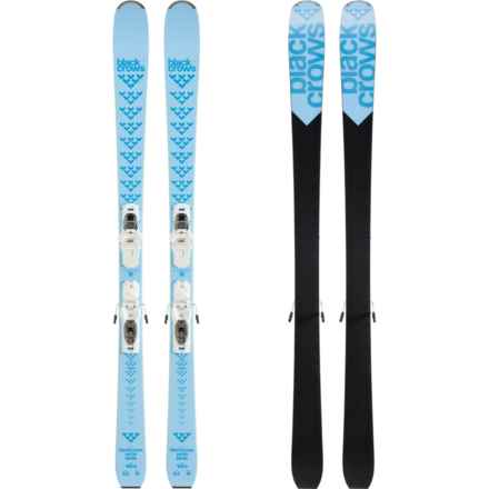 black crows Vertis Birdie Alpine Skis with E M10 GW L90 Bindings (For Women) in Blue/Blue