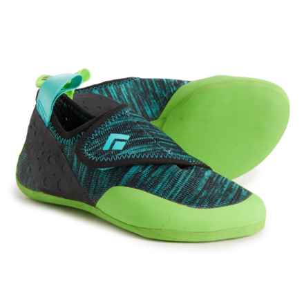 BLACK DIAMOND Boys and Girls Momentum Climbing Shoes - Neutral Arch in Envy Green