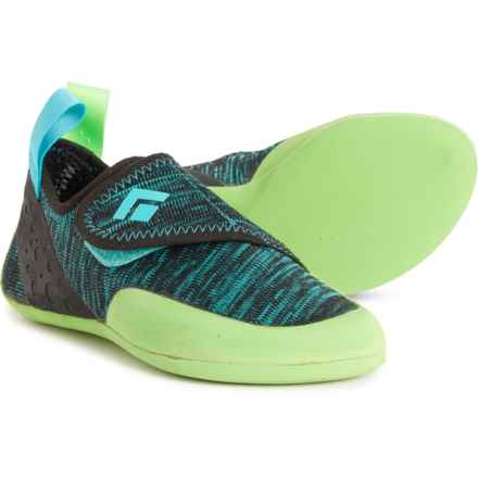 BLACK DIAMOND Boys and Girls Momentum Climbing Shoes - Neutral Arch in Envy Green