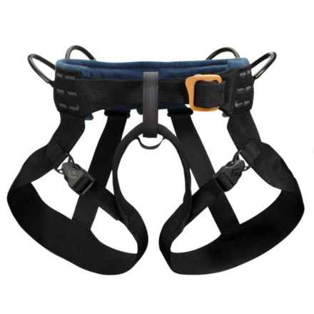 BLACK DIAMOND Classic Bod Climbing Harness (For Men and Women) in Black/Red