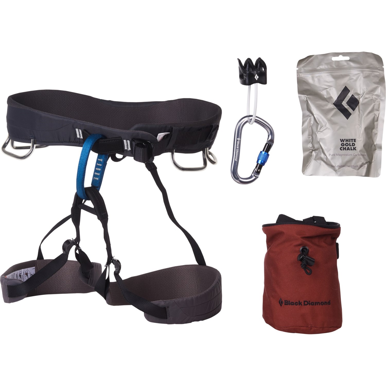 Black Diamond Equipment Momentum Climbing Harness Package (For Men