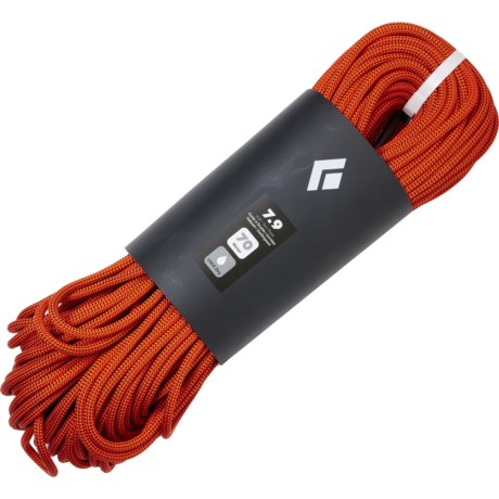 BLACK DIAMOND Half-Twin 7.9 UIAA Dry Climbing Rope - 70m - Save 46%