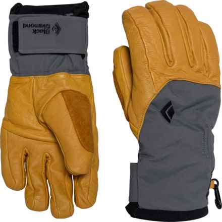 BLACK DIAMOND Legend Gore-Tex® Ski Gloves - Waterproof, Insulated (For Women) in Natural-Steel Gray