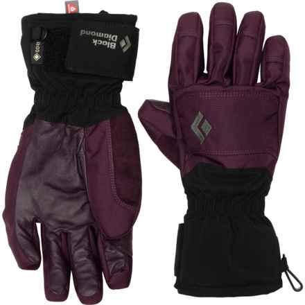 BLACK DIAMOND Mission Gore-Tex® PrimaLoft® Ski Gloves - Waterproof, Insulated in Blackberry