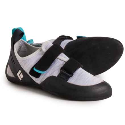BLACK DIAMOND Momentum Climbing Shoes - Neutral Arch (For Women) in Black/Alloy