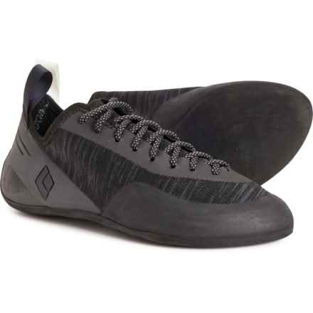 BLACK DIAMOND Momentum Lace Climbing Shoes - Neutral Arch (For Men) in Black/Anthracite