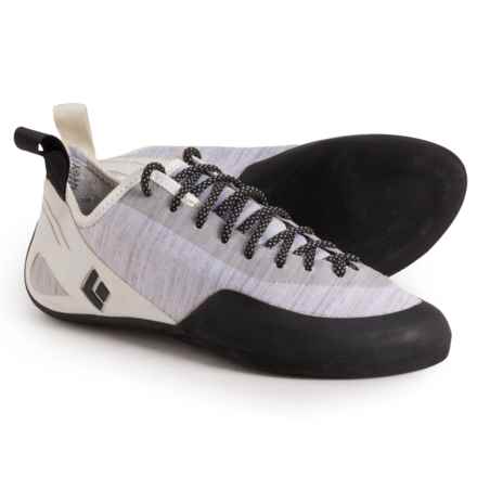 BLACK DIAMOND Momentum Lace Climbing Shoes - Neutral Arch (For Women) in White/Alloy
