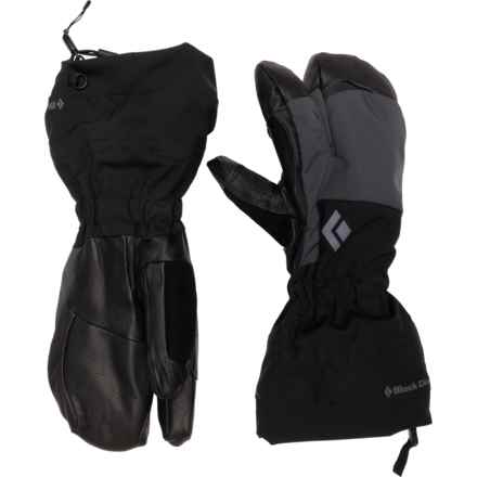 BLACK DIAMOND Soloist PrimaLoft® Finger Gloves - Waterproof, Insulated, Removable Liner (For Men) in Black