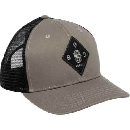 BLACK DIAMOND Trucker Hat (For Men) in Dark Flat Iron/Black
