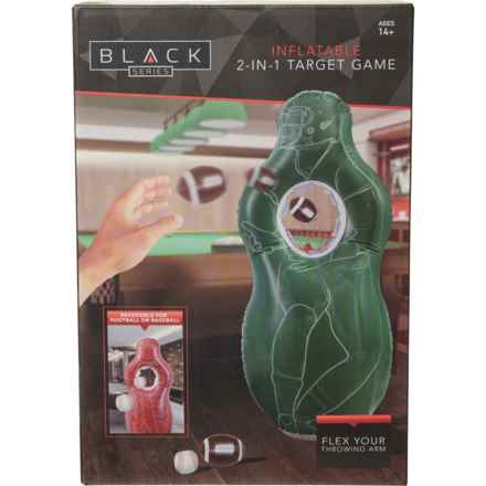 Black Series 2-in-1 Target Football and Baseball Inflatable Game in Multi
