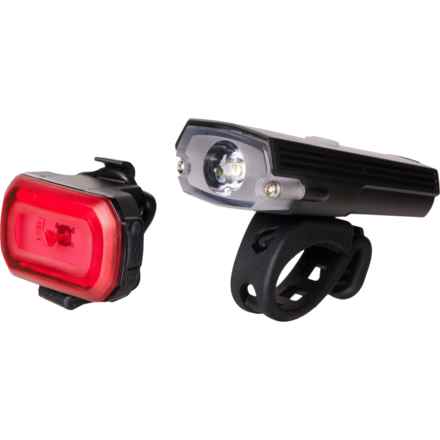 Blackburn Dayblazer 400 Front and Click USB Rear Bike Light Set - 2-Pack in Black