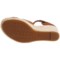 147PR_3 Blackstone FL53 Leather Wedge Sandals (For Women)