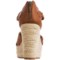 147PR_6 Blackstone FL53 Leather Wedge Sandals (For Women)
