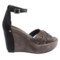 147PP_4 Blackstone FL55 Wedge Sandals - Leather (For Women)