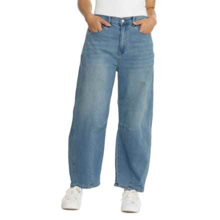 Blank NYC Barrel Leg Jeans in Medium Wash