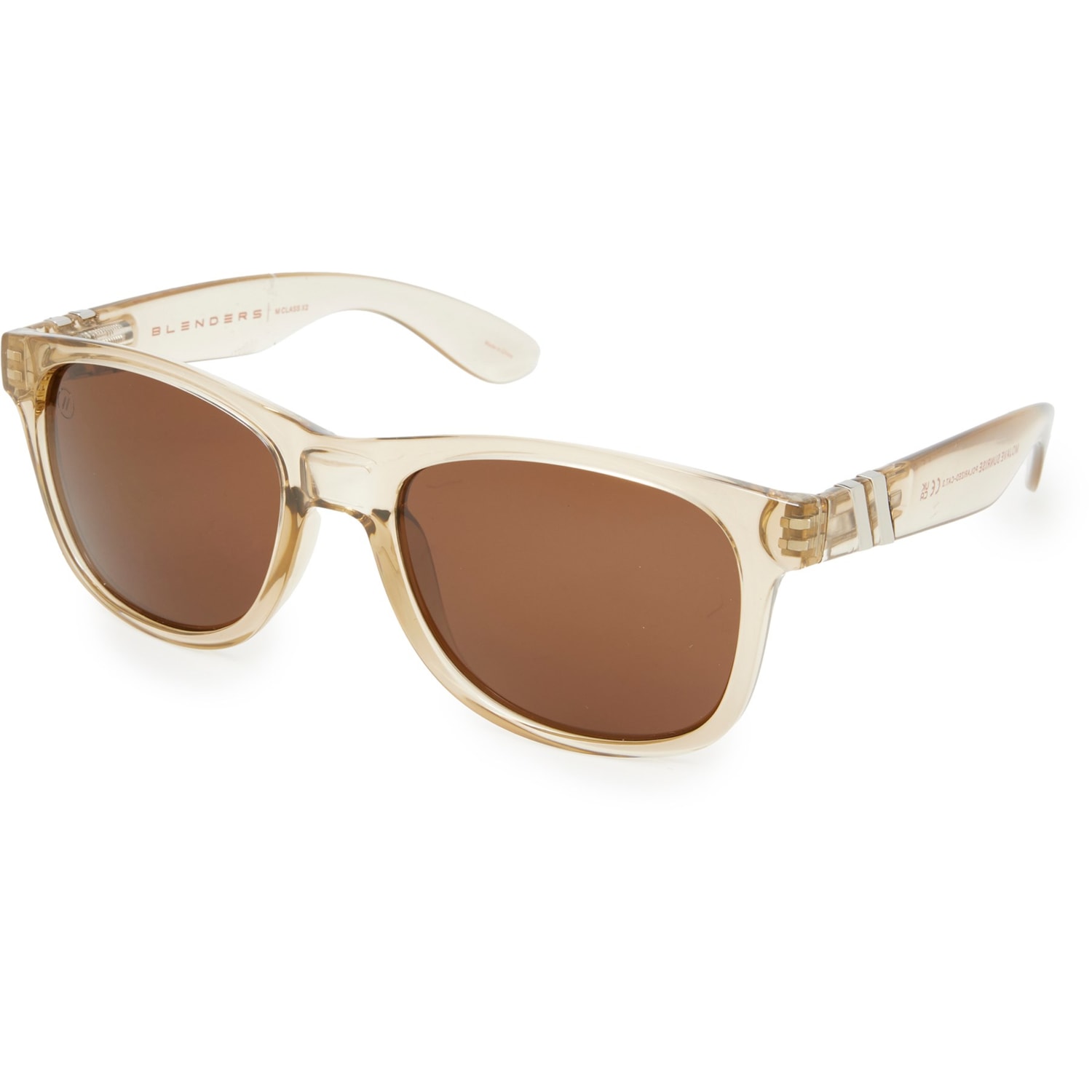 thumbnail interactive-video image 1 of Blenders Eyewear M Class Sunglasses – White Marble, Brand New With Tags 1 of 5