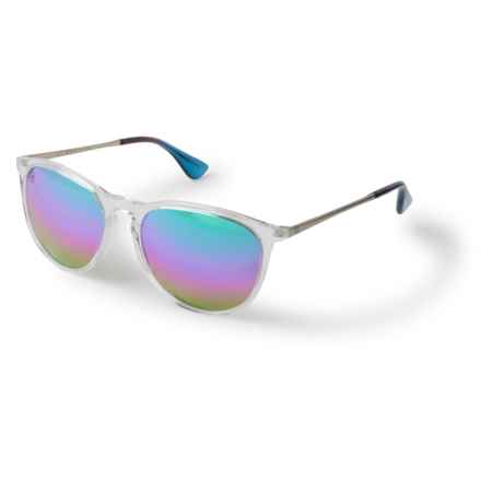 BLENDERS North Park Sunglasses - Polarized Mirror Lenses (For Men and Women) in Clear/Blue