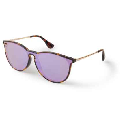 BLENDERS North Park X2 Flash Riley Sunglasses - Polarized Mirror Lenses (For Men and Women) in Tortoise/Lavender