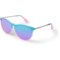BLENDERS North Park X2 Nora Rad Sunglasses - Polarized Mirror Lenses (For Men and Women) in Multi/Blue
