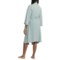 5AYKP_2 BLISS Textured Rib-Knit Robe - 42”, Long Sleeve