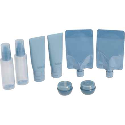 BLISS Travel Bottle Set - 10-Piece in Denim Blue