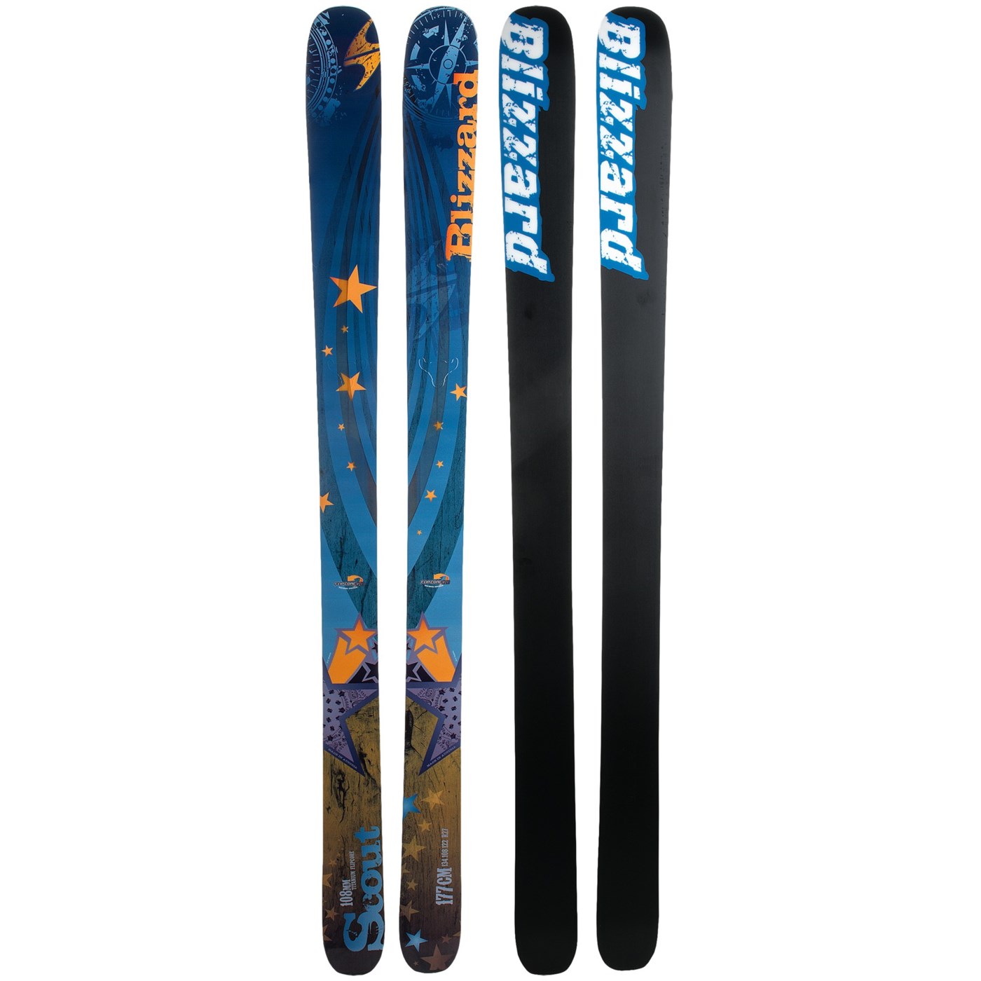 Blizzard 2013/2014 Scout Alpine Skis 7289T 58