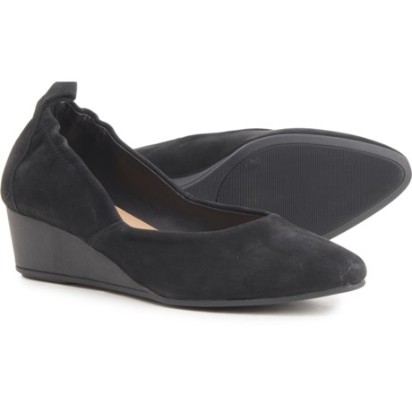 Blondo Etta Wedge Shoes - Waterproof, Nubuck (For Women) in Black