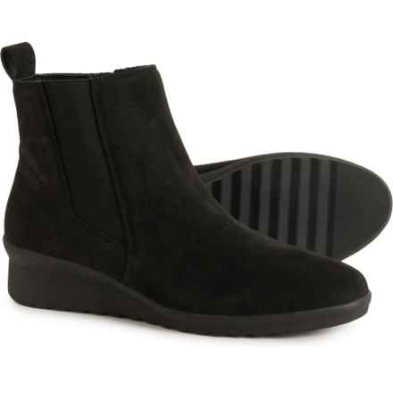 Blondo Shaya Wedge Boots - Waterproof, Suede (For Women) in Black Nubuck