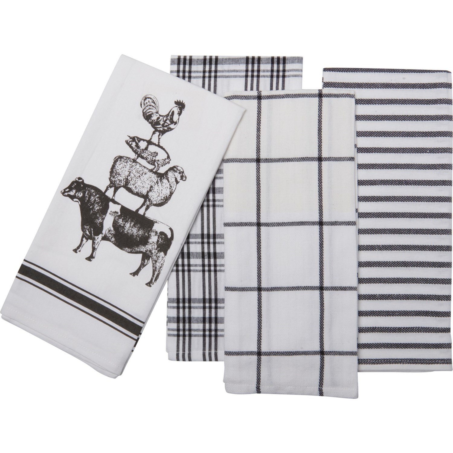 Bloom Stacked Animals Kitchen Towel Set Set of 4 Save 42