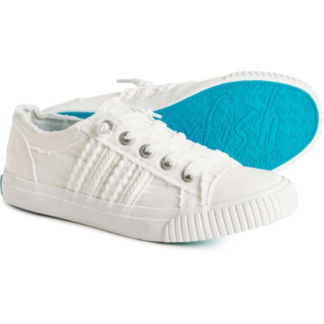 Blowfish Blaine Braid Sneakers (For Women) in White Color Washed Canvas