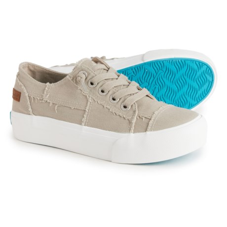 Blowfish Lexine Fixed-Lace Solid Sneakers (For Women) in Malibu Taupe