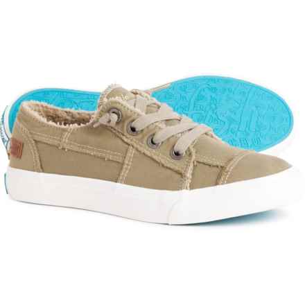 Blowfish Maxine Lace Canvas Sneakers (For Women) in Steel Grey