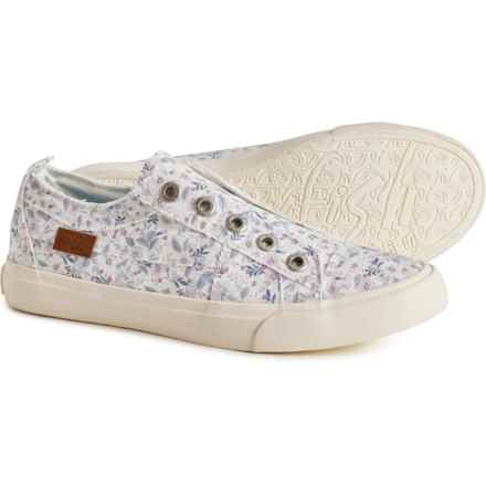 Blowfish Mighty Canvas Sneakers (For Women) in White Blue Multi