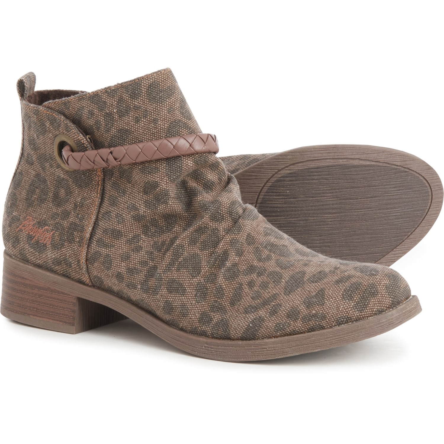 leopard slouch boots