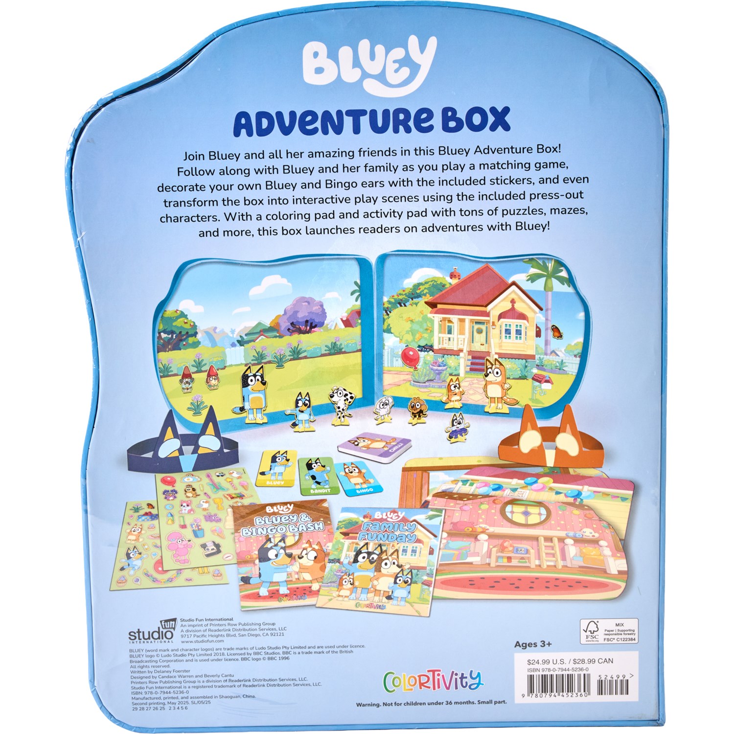 Bluey Colortivity Adventure Box Set - Save 40%