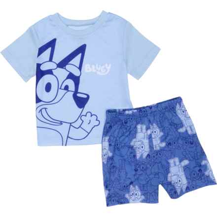 Bluey Toddler Boys Pajamas - Short Sleeve in Multi