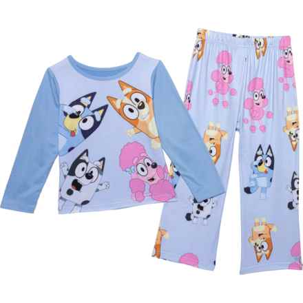 Bluey Toddler Girls Pajamas - Long Sleeve in Blue