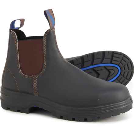 Blundstone 140 Work Series Chelsea Boots - Steel Safety Toe, Leather, Factory Seconds (For Men) in Stout