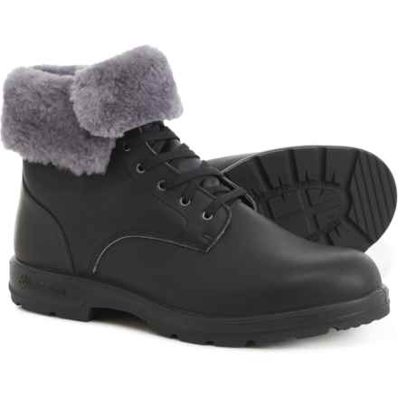 Blundstone 1465 Thermal Lace-Up Shearling-Lined Boots - Waterproof, Factory 2nds (For Men and Women) in Black