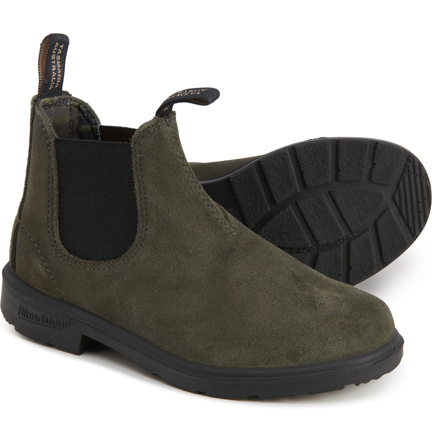 blundstone suede boots