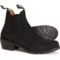 Blundstone 1960 Heeled Chelsea Boots - Nubuck, Factory 2nds (For Women) in Black