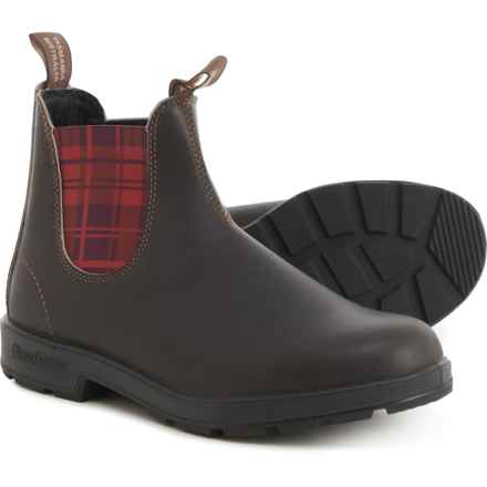 Blundstone 2100 Original 500 Chelsea Boots - Leather, Factory 2nds (For Men and Women) in Stout Brown/ Burrgundy