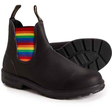 Blundstone 2105 Rainbow Chelsea Boots - Leather, Factory 2nds (For Men and Women) in Black/Rainbow