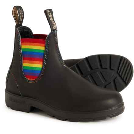 Blundstone 2105 Rainbow Chelsea Boots - Leather, Factory 2nds (For Men) in Black/Rainbow