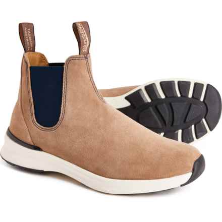 Blundstone 2146 Chelsea Sneaker Boots - Suede, Factory 2nds (For Men and Women) in Sand/Navy