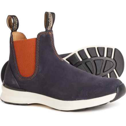 Blundstone 2147 Chelsea Sneaker Boots - Suede, Factory 2nds (For Women) in Navy/Burnt Orange