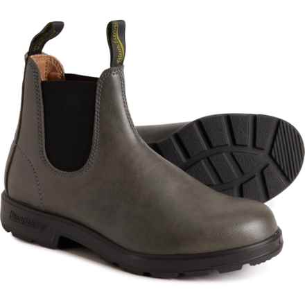 Blundstone 2210 Chelsea Boots - Vegan Leather (For Men and Women) in Steel Grey