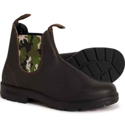 Blundstone 2301 Chelsea Boots - Leather, Factory 2nds (For Men) in Brown/Camo Green